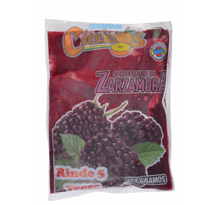 CONCENTRADO DE ZARZAMORA CITRICOS 456 GR