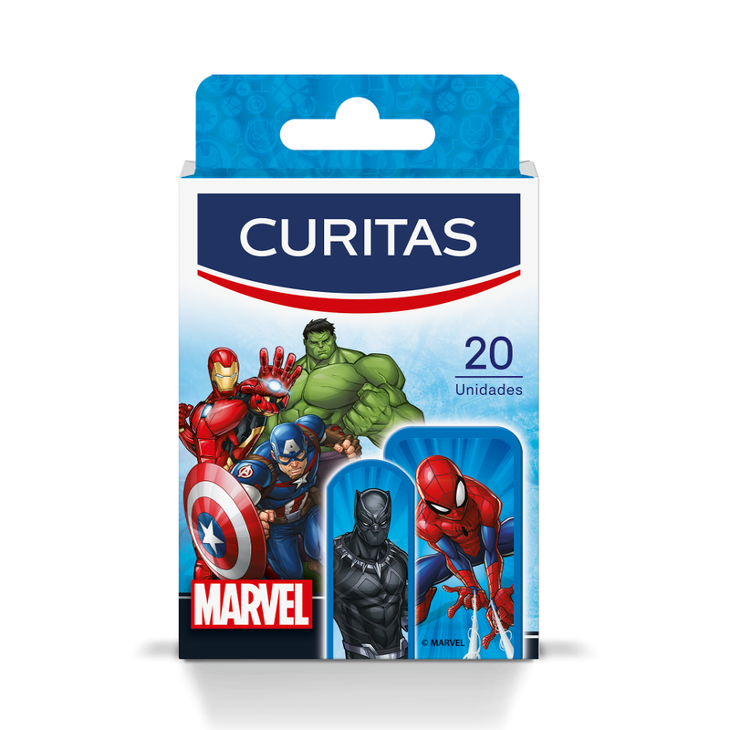 CURITAS KIDS AVENGERS HANSAPLAST 20 PCS