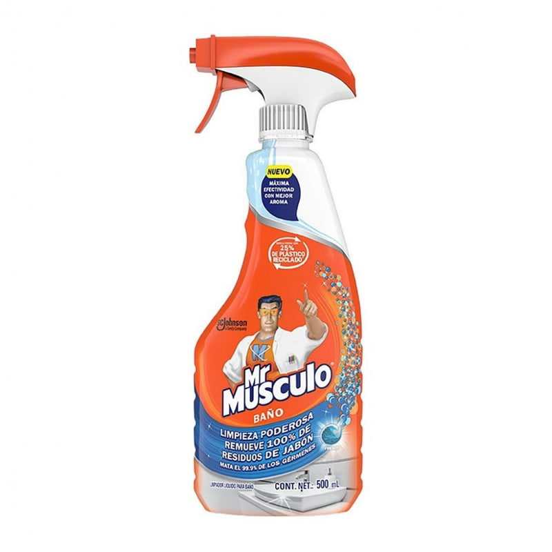 DESINFECTANTE MR MUSCULO BAÑO LIMPIEZA PODEROSA 500 ML