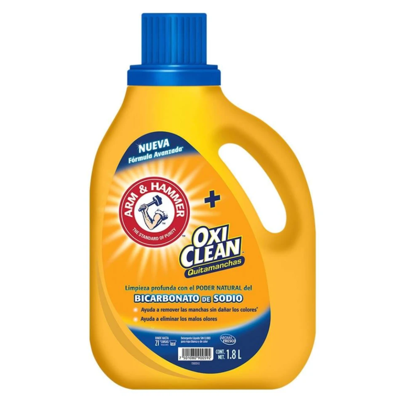 DETERGENTE LIQUIDO ARM & HAMMER OXI CLEAN 1.8 LT