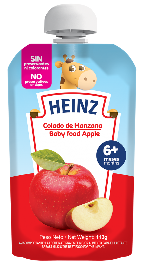 COLADO INFANTIL HEINZ MANZANA 113 G