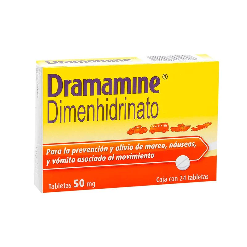 DRAMANINE 50 MG  CAJA DE 24 TABLETAS