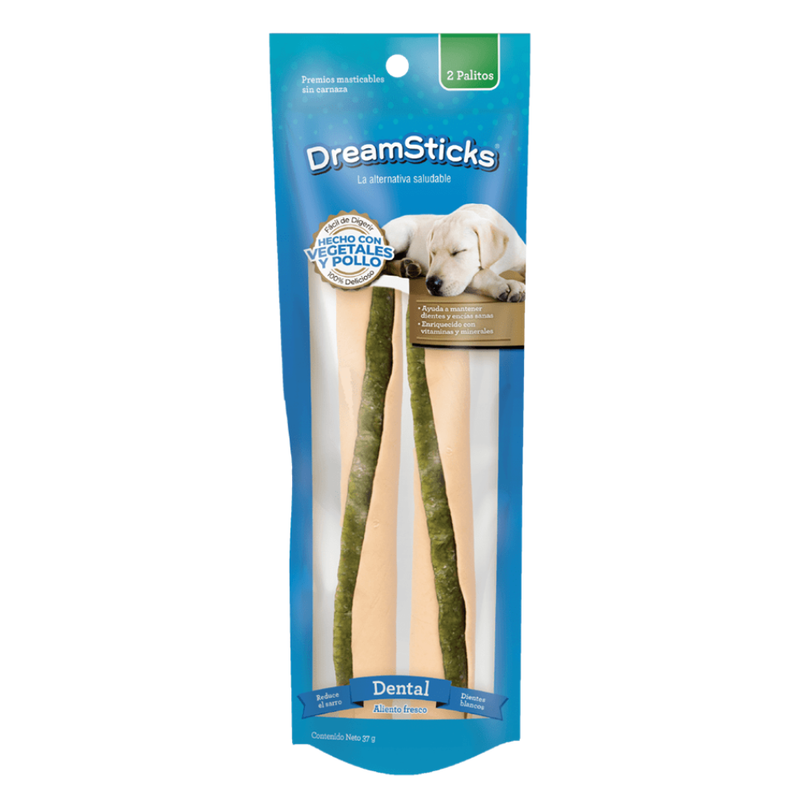 PALITOS DREAMSTICKS DENTAL 2 UNIDADES