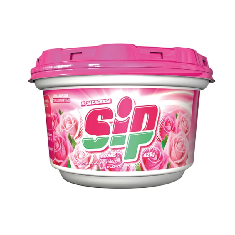 JABON LAVAPLATOS SIP CREMA ROSA 425 G