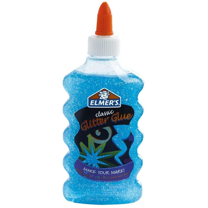 GOMA ELMER´S GLITTER AZUL 6 OZ