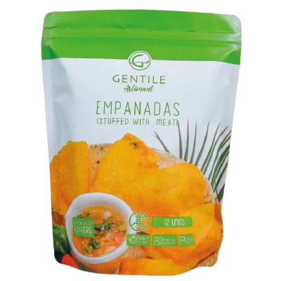 EMPANADAS DE MAIZ CON CARNE GENTILE  12 UND - 454 GR