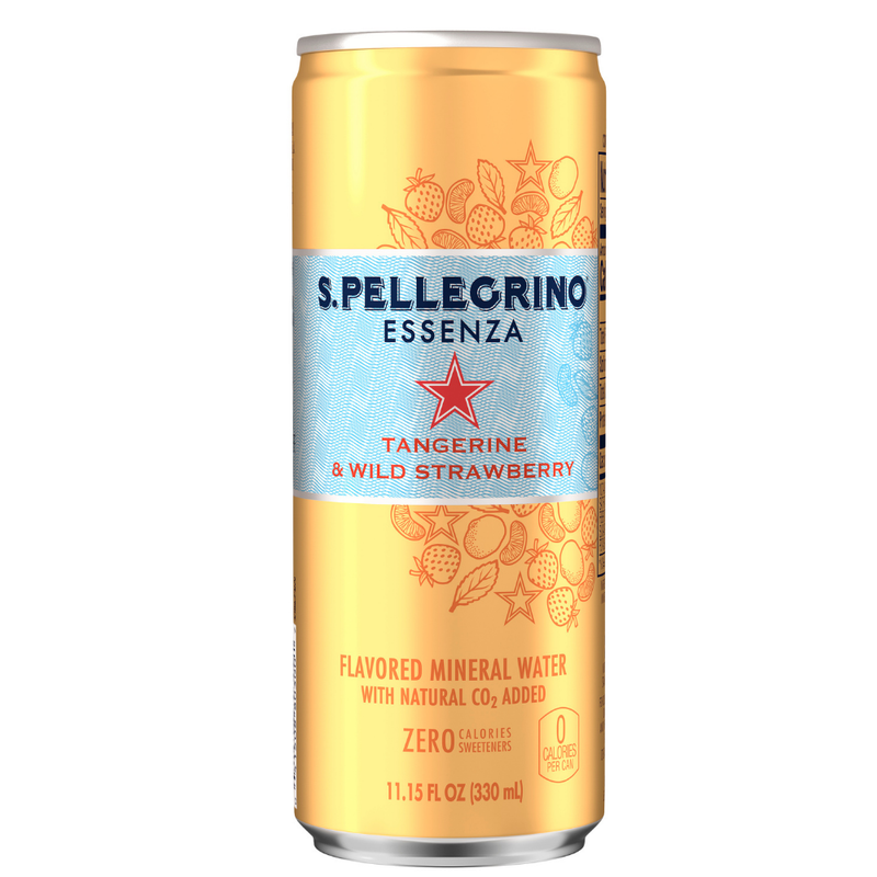 AGUA SAN PELLEGRINO ESSENZA TANGERINE & WILD STRAWBERRY 330 ML