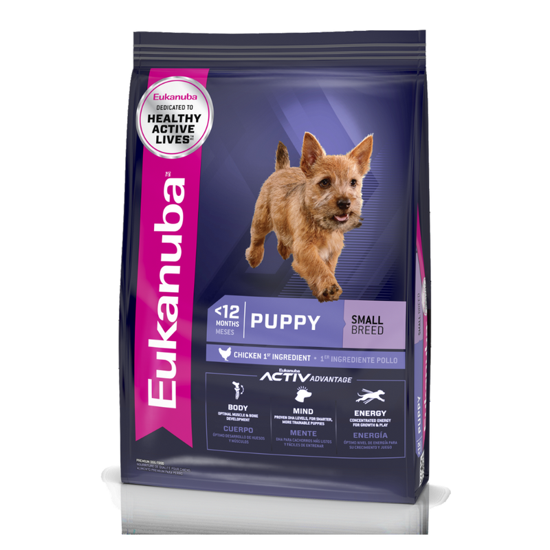 ALIMENTO PARA CACHORRO EUKANUBA RAZA PEQUEÑA 6.8 KG (15LB)