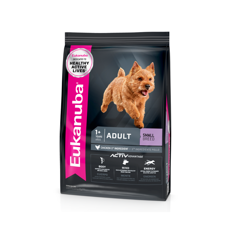 ALIMENTO PARA PERRO EUKANUBA RAZA PEQUEÑA 2.04KG (4.5LB)