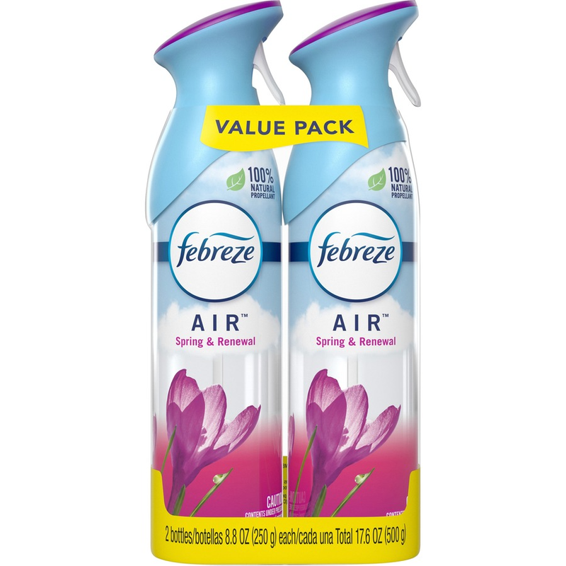 AMBIENTADOR FEBREZE AIR SPRING & RENEWAL 2 PACK 8.8 OZ