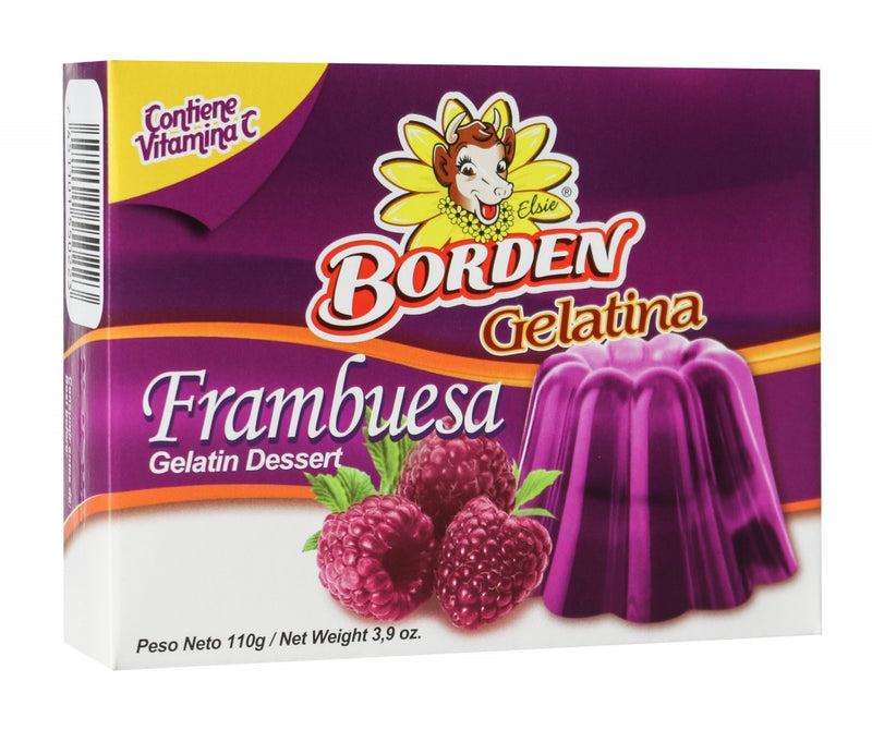 GELATINA BORDEN FRAMBUESA 110 GR