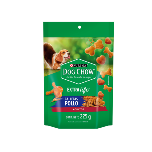 PURINA DOG CHOW SNACKS ADULTO GALLETA DEPOLLO 225 GR