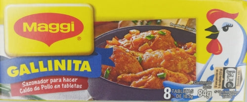 MAGGI® GALLINITA SAZONADOR POLLO TABLETAS 10.5G 8 UNIDADES