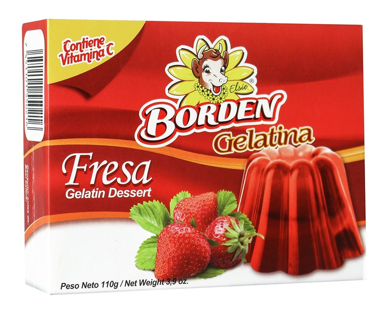 GELATINA BORDEN FRESA 110 GR