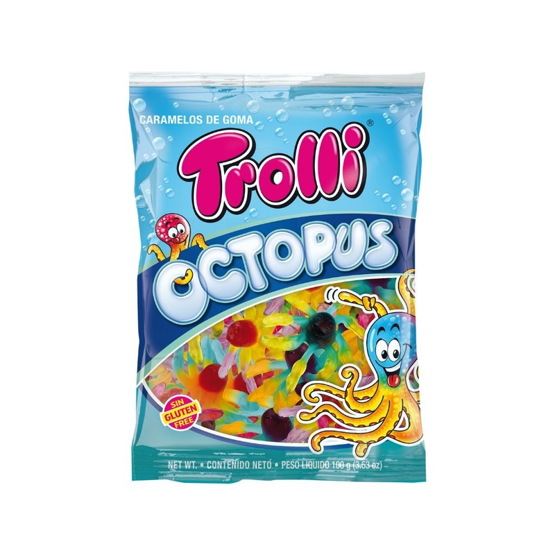 GOMITAS TROLLI OCTOPUS PEG 100 GR