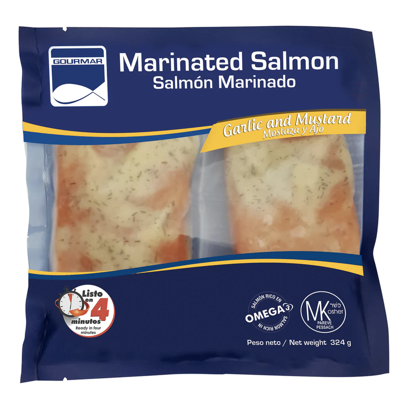 SALMON DUO PACK MOSTAZA-AJO GOURMAR 324 GR