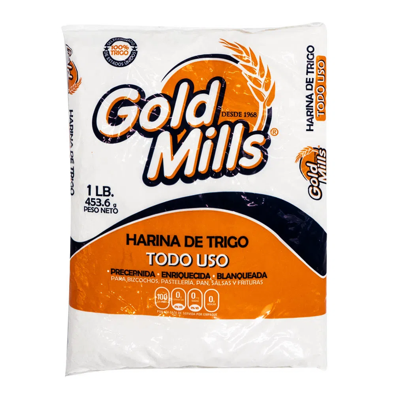 HARINA SEMIDURA GOLD MILLS 1 LB