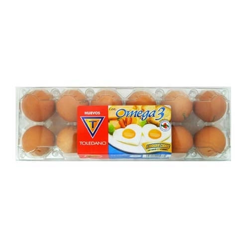 HUEVOS TOLEDANO GRANDES CON OMEGA 3 - 1 DOCENA