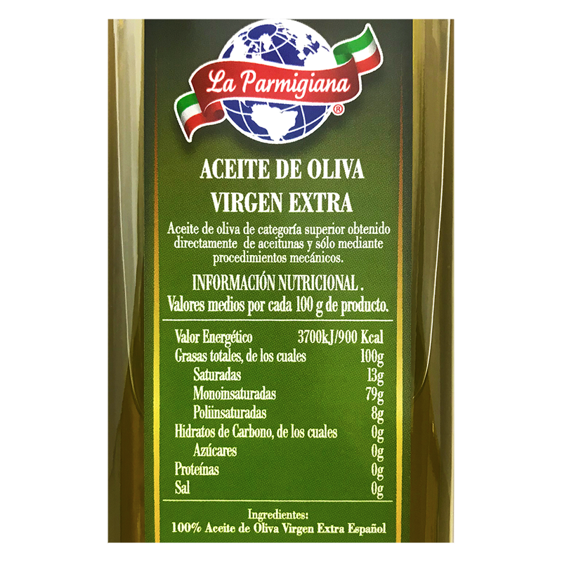 ACEITE DE OLIVA EXTRA VIRGEN LA PARMIGIANA 500ML