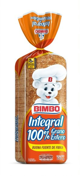 PAN BIMBO MOLDE INTEGRAL 530 G