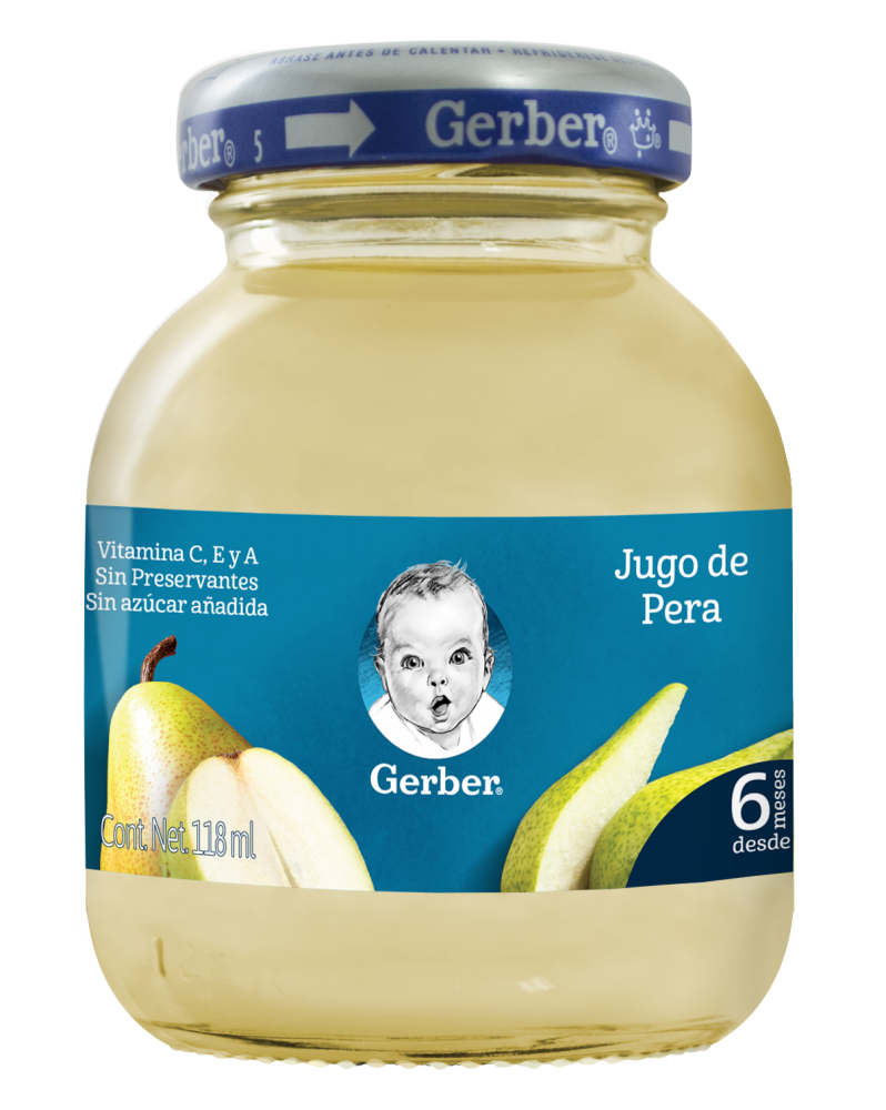 GERBER JUGO PERA FRASCO 113 G