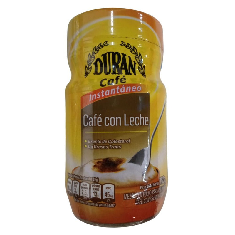 CAFE CON LECHE INSTANTANEO DURAN 280 GR