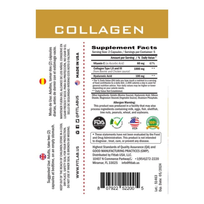 COLAGENO FIT LAB  10 UND