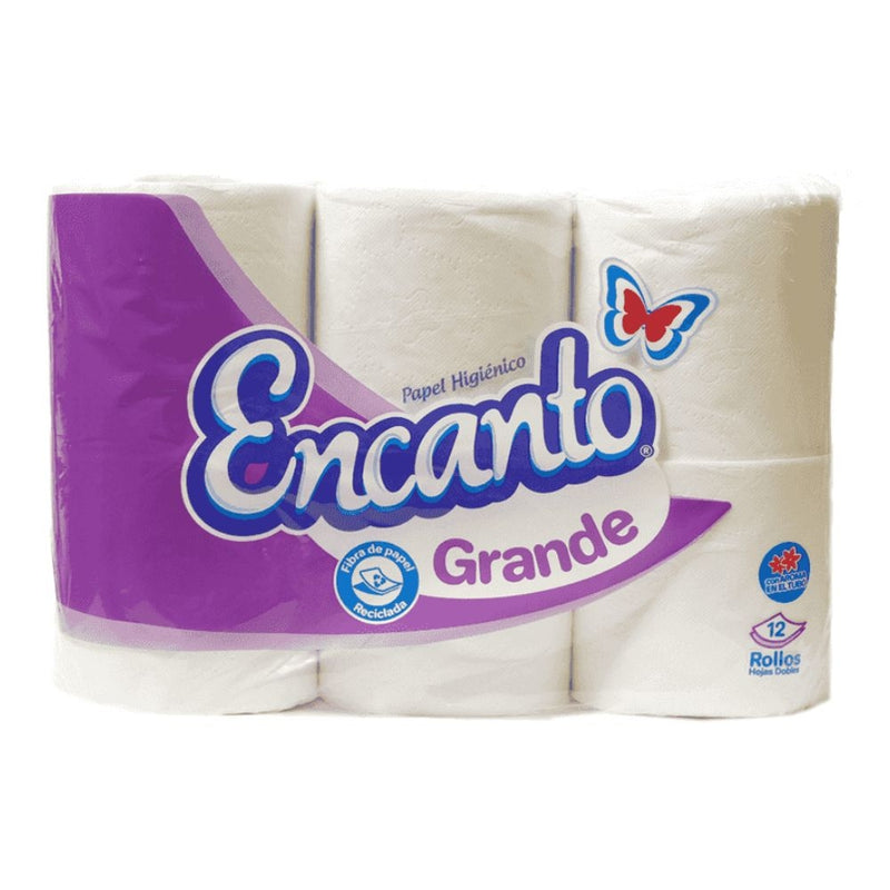 PAPEL HIGIENICO GRANDE ENCANTO 12 UND