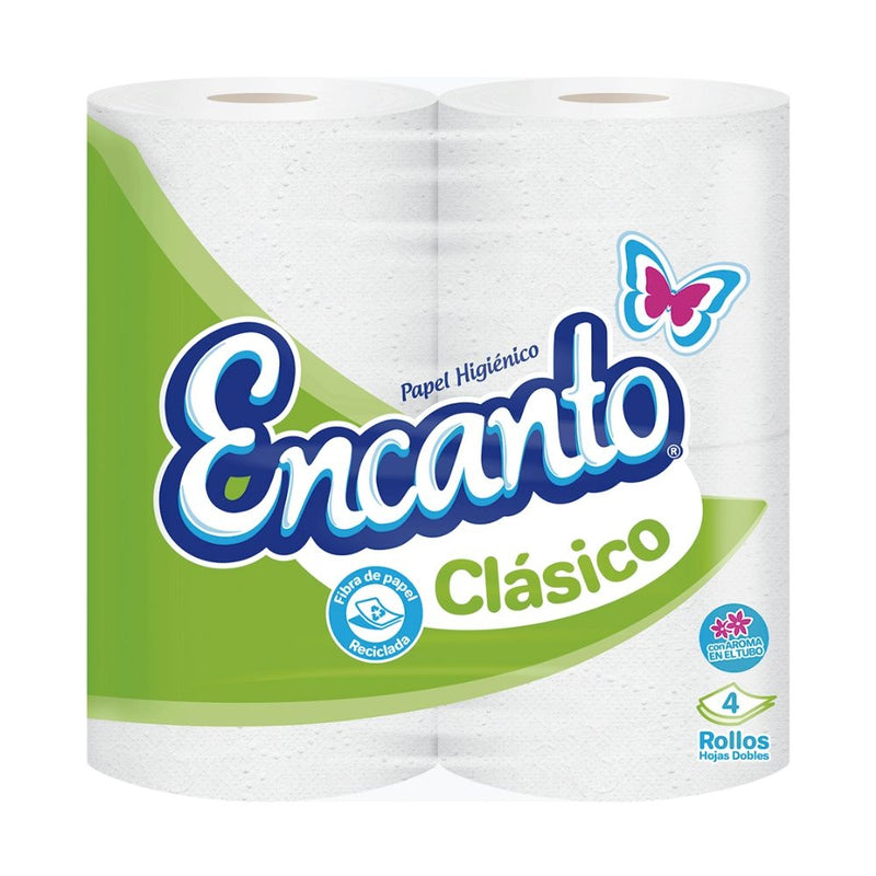 PAPEL HIGIENICO CLASICO ENCANTO 4 UND