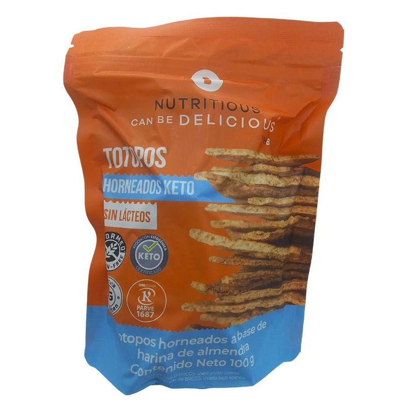 TOTOPOS HORNEADOS KETO HEALTHY BRAND 100 GR