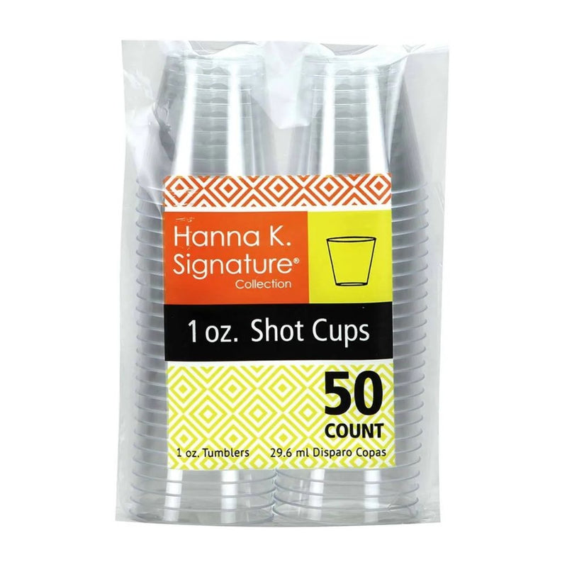 VASO SHOT PLASTICO 1 OZ - 50 UND