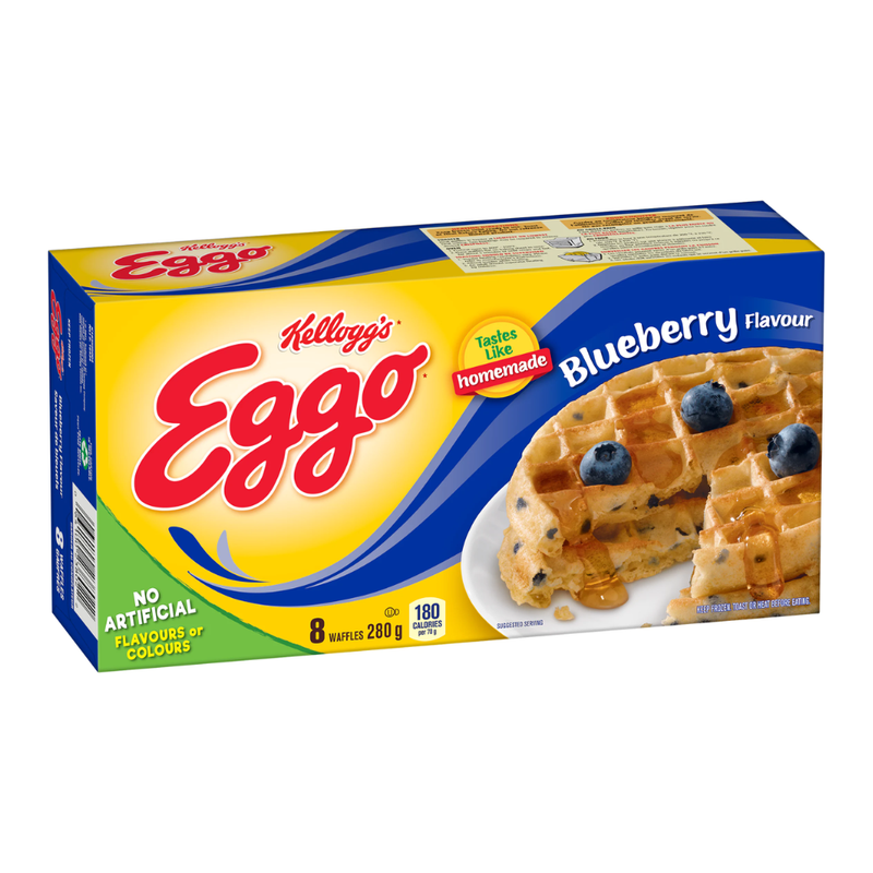 WAFFLES EGGO BLUEBERRY 10 UNIDADES 12.30 OZ