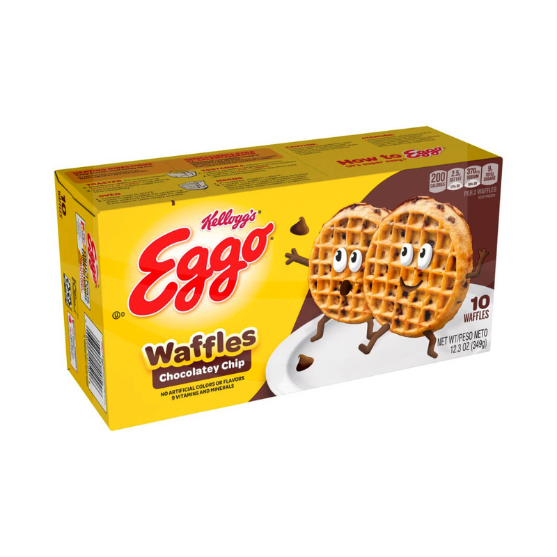 WAFFLES EGGO CHOCO CHIP 10 UNIDADES 12.30 OZ