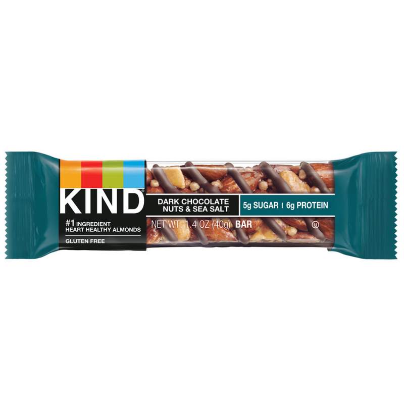 CHOCOLATE DARK NUTS & SEA SALT KIND 1.4 OZ