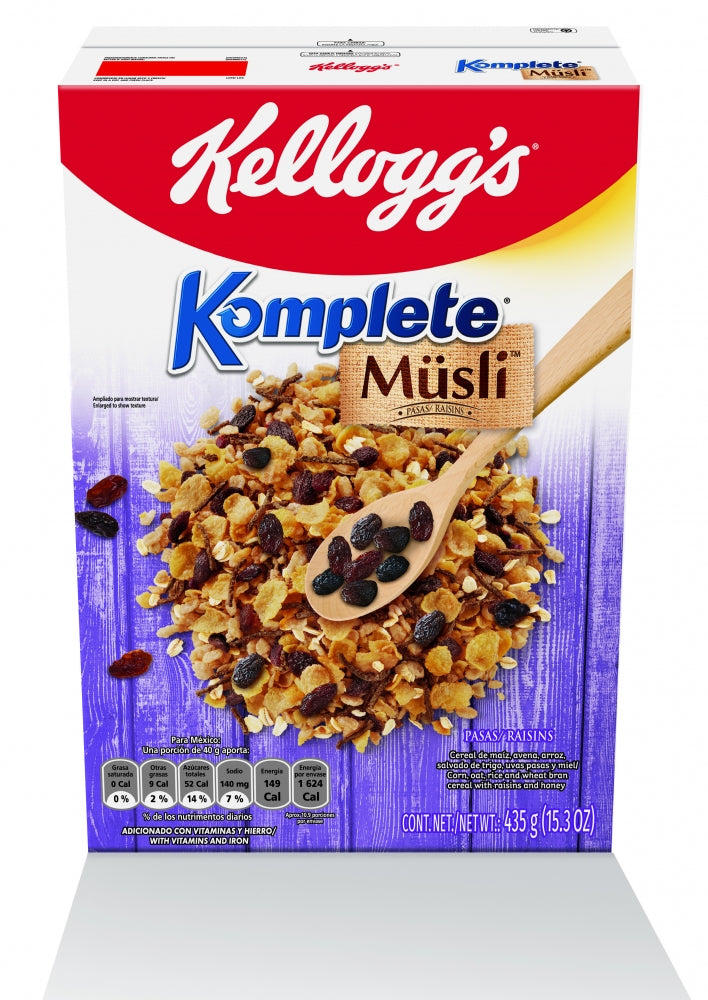 CEREAL KELLOGGS KOMPLETE PASAS 420 GR