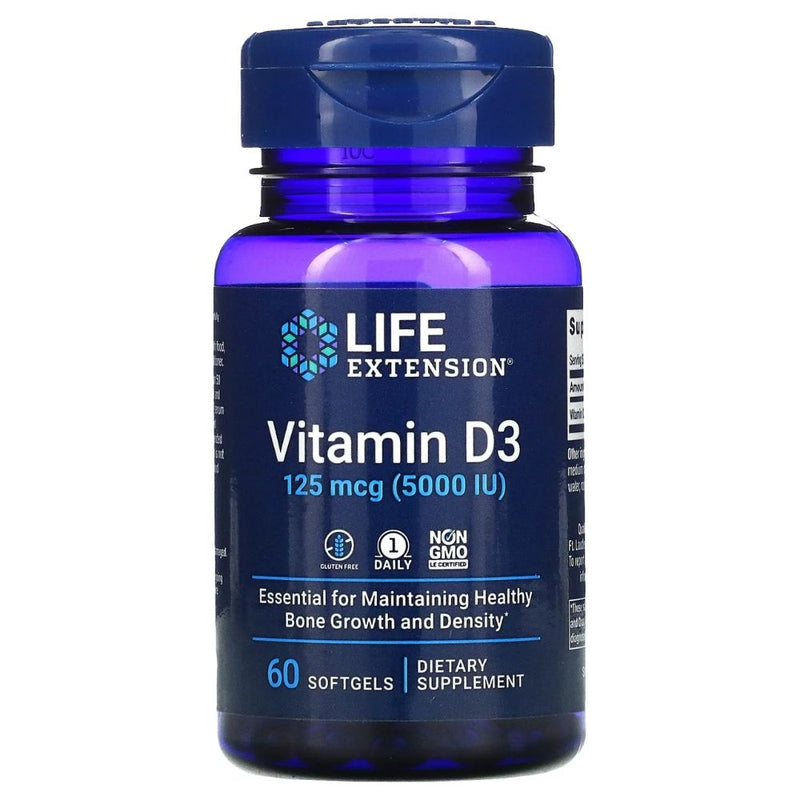 VITAMINA D3 5000 IU LIFE EXTENSION  60 CAP