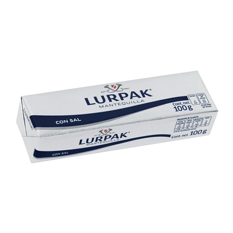 MANTEQUILLA LURPAK CON SAL 100 G