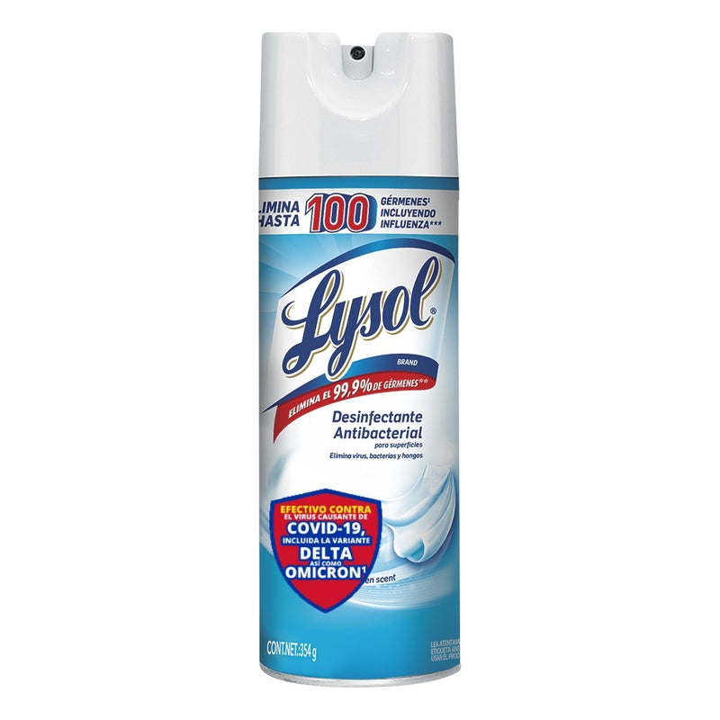 LYSOL AEROSOL DESINFECTANTE CRISP LINEN 354G