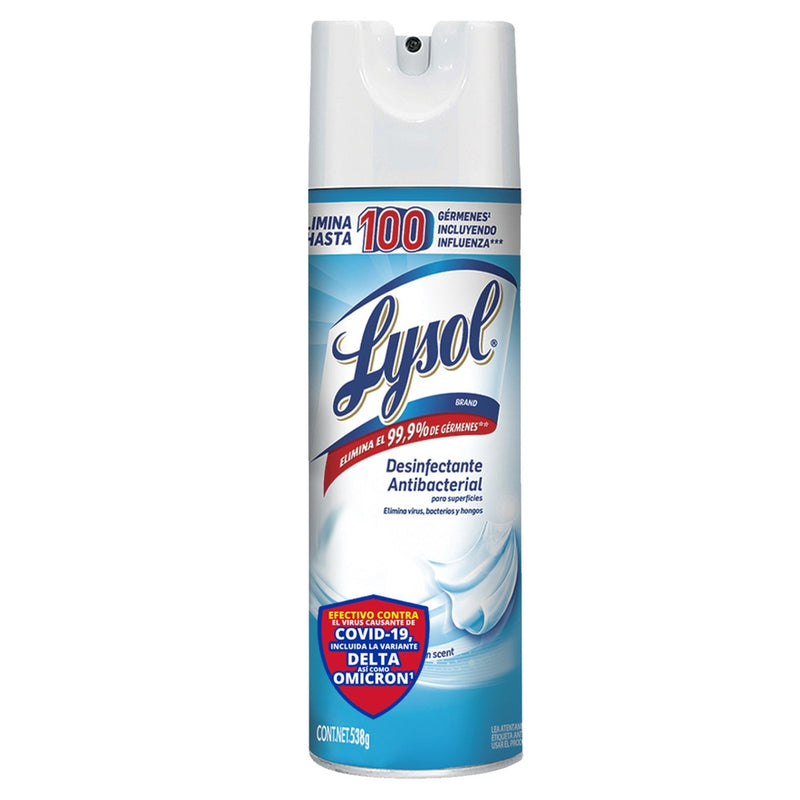 LYSOL AEROSOL DESINFECTANTE CRISP LINEN 538 G