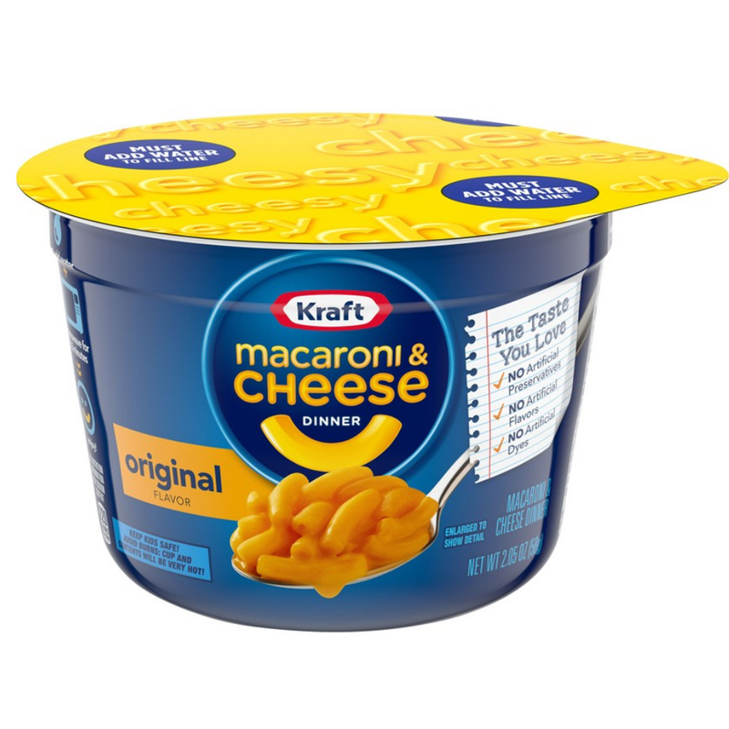 PASTA MAC & CHEESE EASY CUP ORIGINAL KRAFT 2.05 OZ