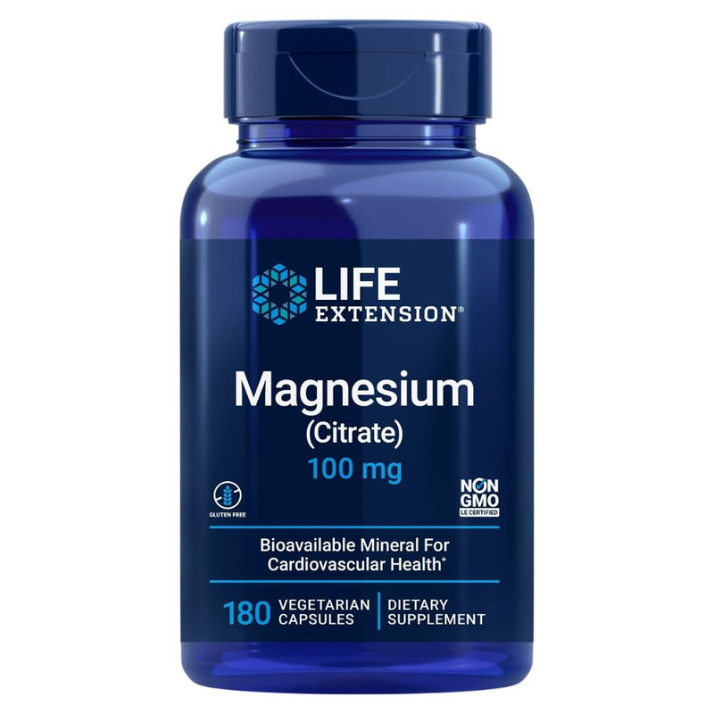 VITAMINAS MAGNESIO CITRATO 500 MG LIFE EXTENSION 100 CAP