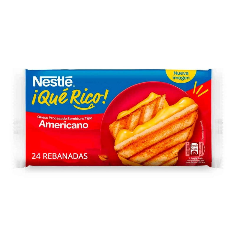 QUESO AMERICANO NESTLE 24 REB 384 GR