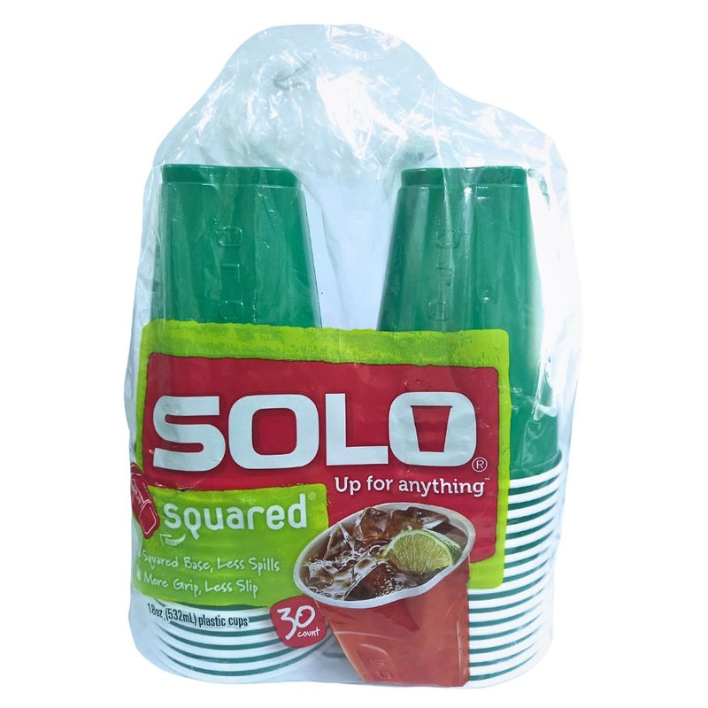 VASO VERDE SOLO CUP  18 OZ 30 UND