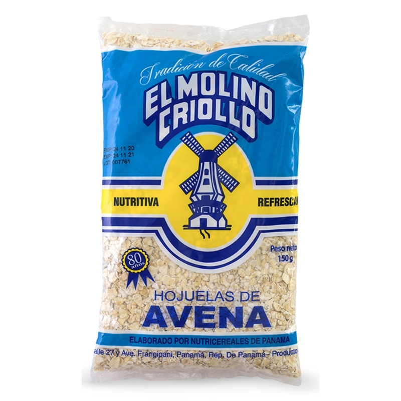 AVENA EN HOJUELAS MOLINO CRIOLLO 150 GR