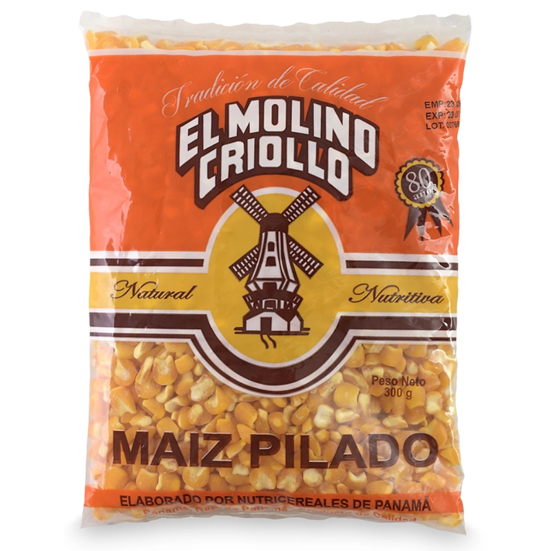 MAIZ PILADO MOLINO CRIOLLO 300 GR