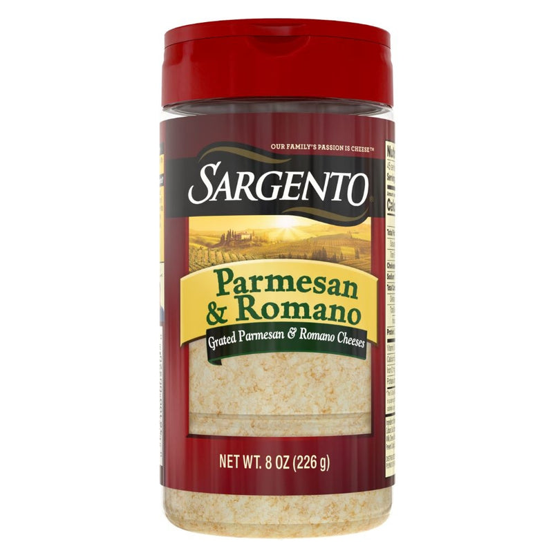 QUESO RALLADO PARMESANO ROMANO SARGENTO 8 OZ