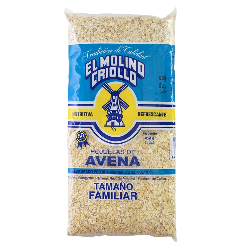 AVENA EN HOJUELAS FAMILIAR MOLINO CRIOLLO 454 GRS