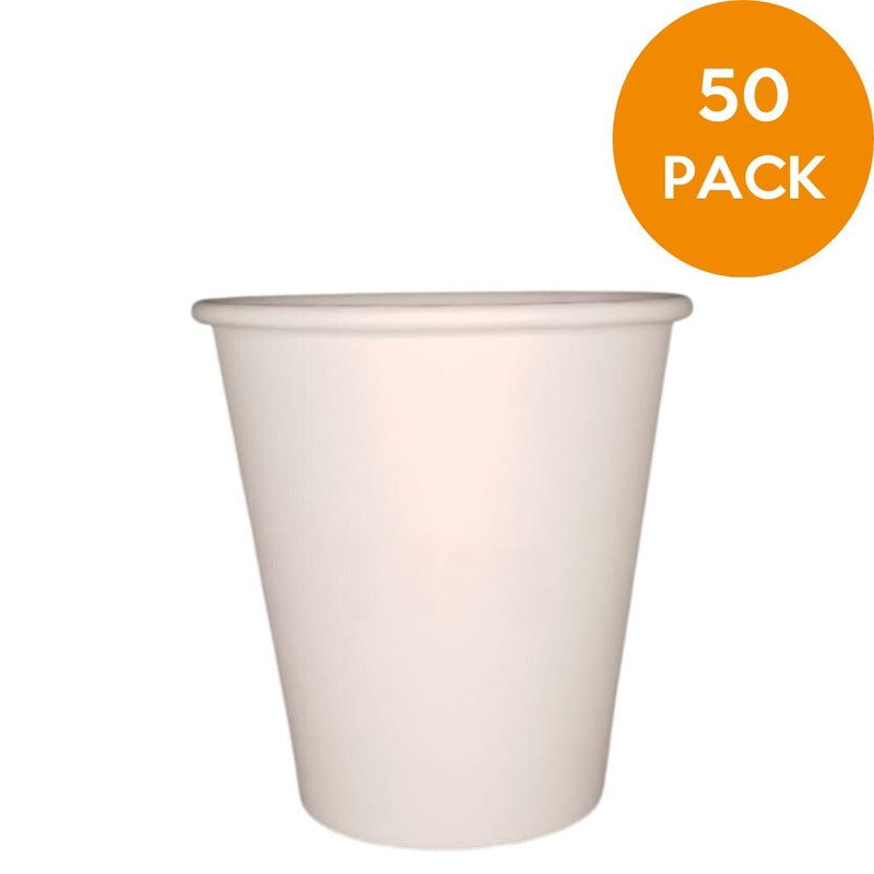 VASO BLANCO 10 OZ UNIVERDE 50 UND