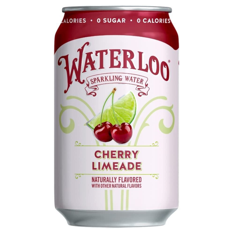 AGUA CON GAS CHERRY LIMEADE WATERLOO 355 ML