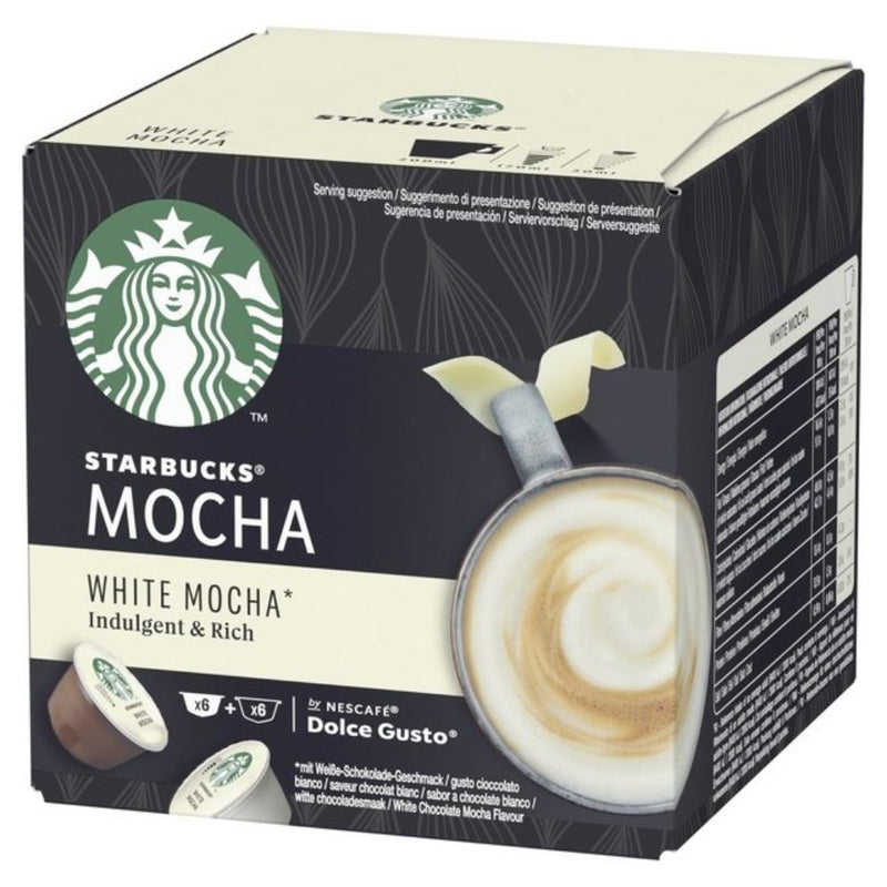 CAFÉ WHITE MOCHA STARBUCKS DOLCE GUSTO 12 CAPSULAS